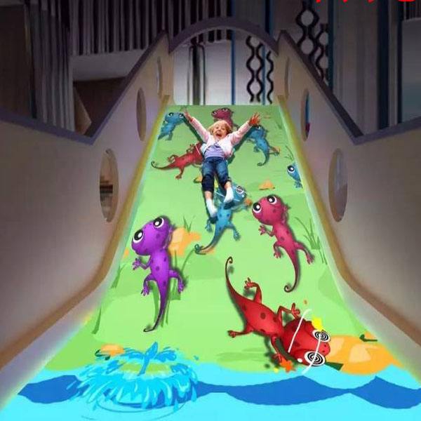 互動滑梯之蜥蜴快跑