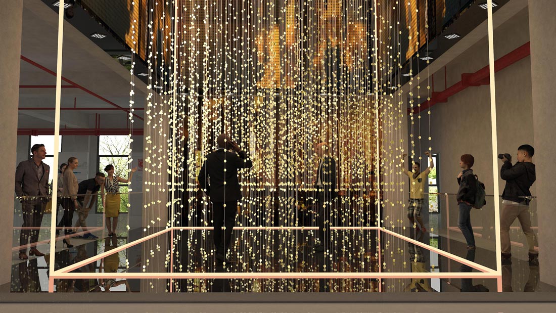 南京大學(xué)雙創(chuàng)成果展示規(guī)劃館設(shè)計效果圖-藝術(shù)投影